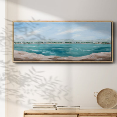 Turquoise Isle III - toile encadrée