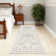 Machine-washable pink carpet Bohemian floral carpet