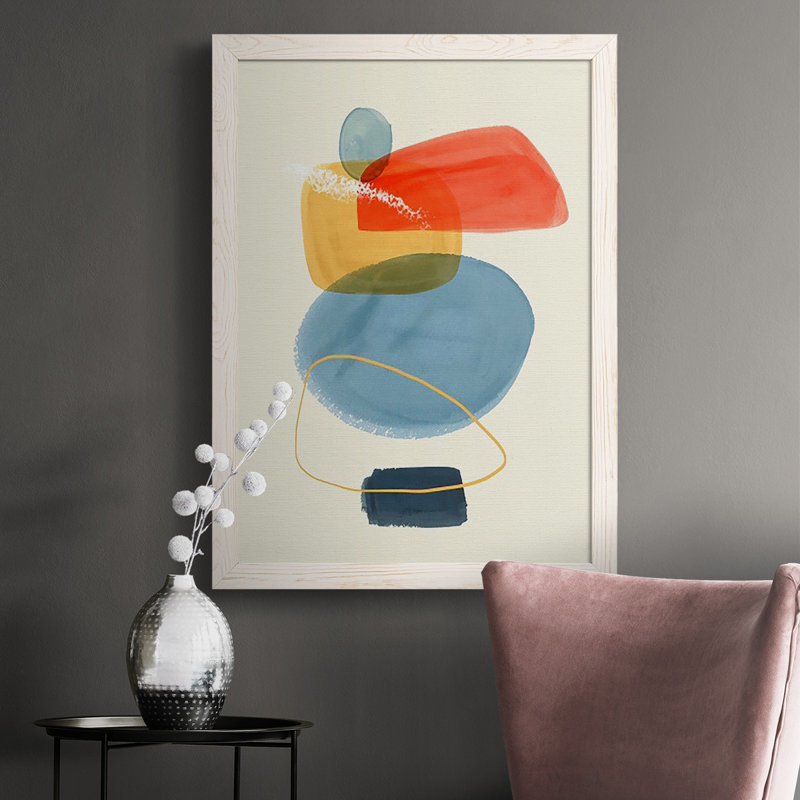«Bright Color Bundle I», reproduction d'un seul cadre photo sur toile, Blanc, H 37,5 po x l 27,5 po x P 1 po
