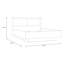 Country Style Bed with Slatted Frame, Engineered Wood, Riviera Oak / Sibiu Larch Light Decor,-132652484