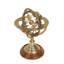 Globe terrestre en laiton et boussole