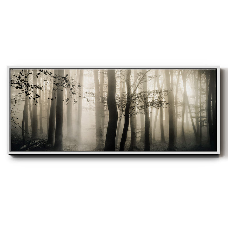 Light is Always There encadré sur toile, Blanc, H 12 po x l 30 po x P 1,5 po
