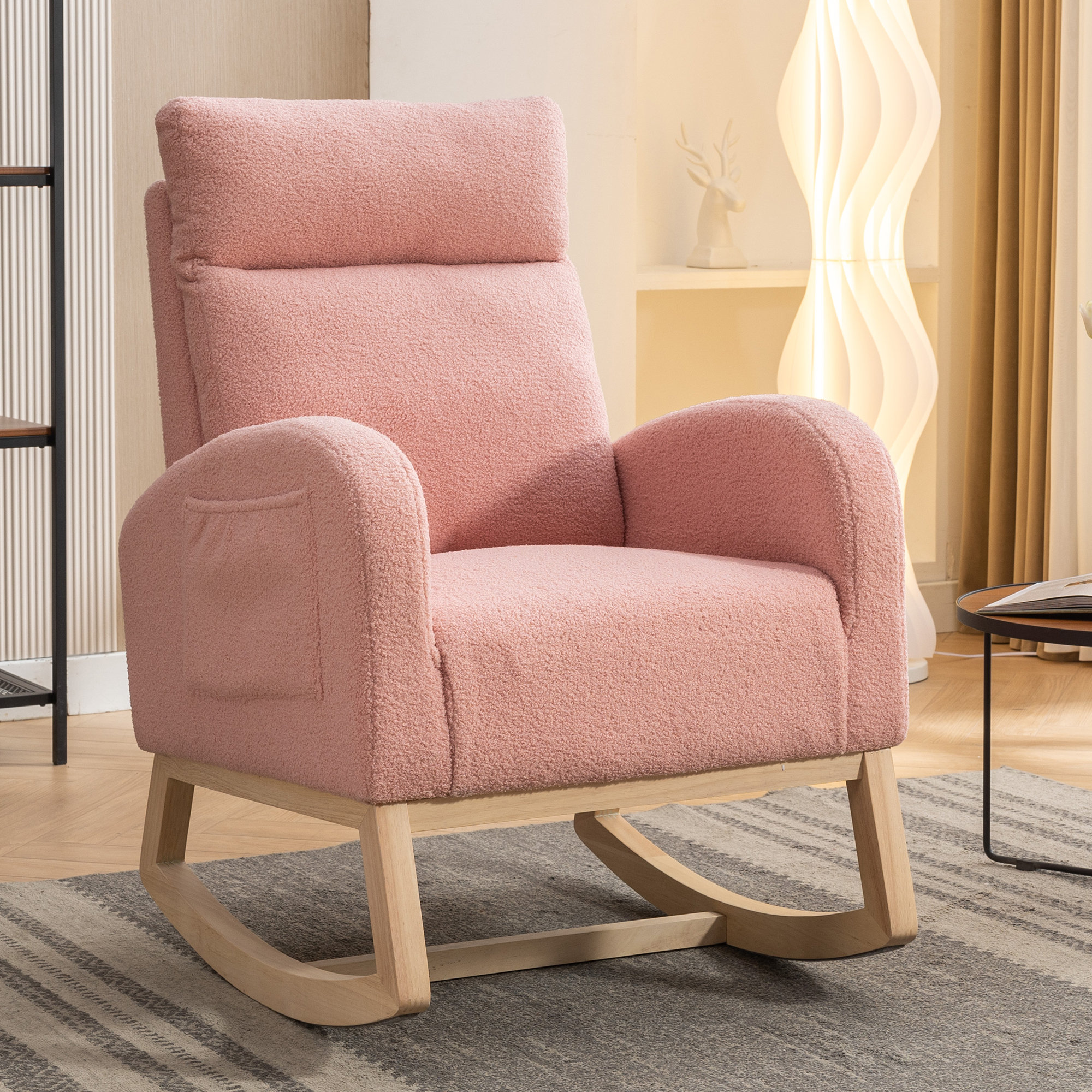 Isabelle & Max™ Comfortable Rocking Chair with Pocket for Indoor Use ...