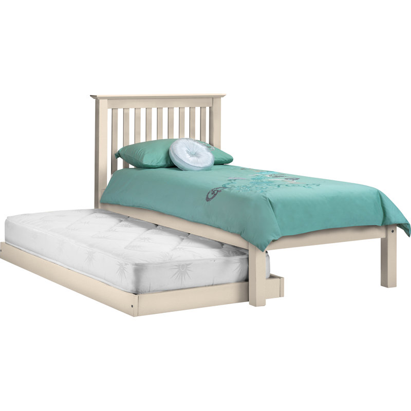Scoggins Daybed with Trundle, White, Mattress not Included