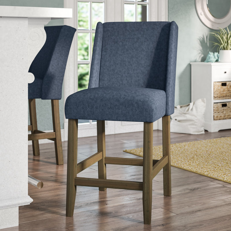 Tabouret de comptoir 24,5 po Rugeley, Bleu
