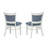 Lainey Blue Stripe Side Chair-1341305053