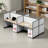 Rectangle Benching Workstation With Cable, 2-6 Person Cubicle -114727354