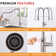 Touchless Kitchen Faucet with Pull-Out Sprayer, Motion Sensor Activated, Hands-Free Automatic Operation