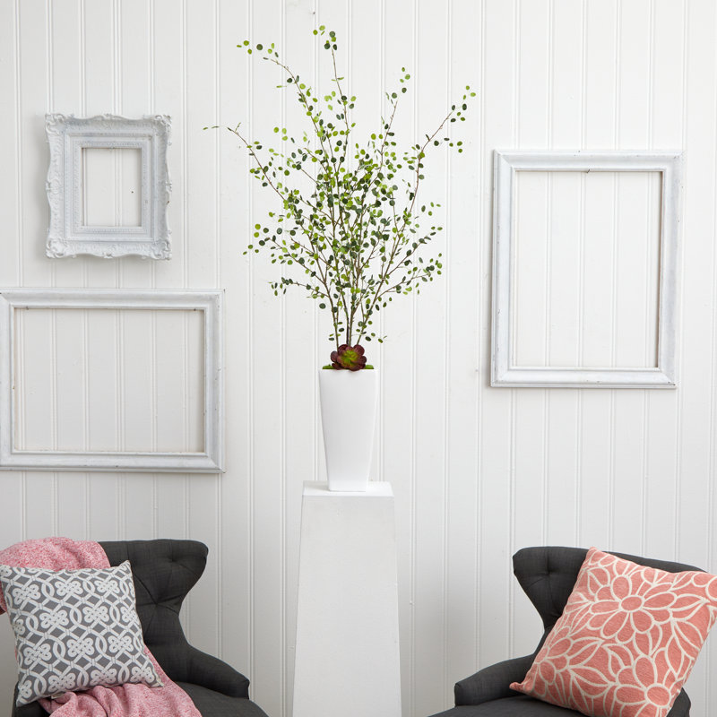 45'' Faux Pine Branch in Ceramic Planter