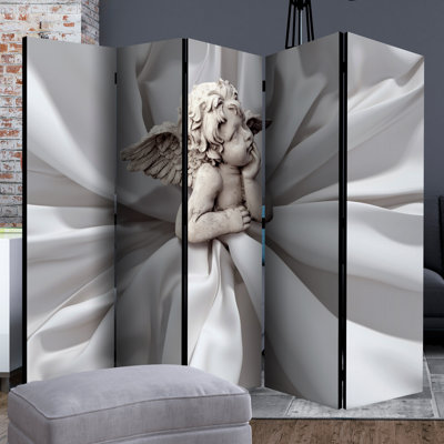 Downton 172cm H Solid Wood Folding Room Divider