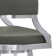 Dehn Modern Swivel Counter or Bar Height Barstool with Open Back and Footrest in Metal and Faux Leather