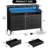 Brazoban Wood Acrylic Accent Cabinet with 6-Drawers and Colorful LED Light-825351651