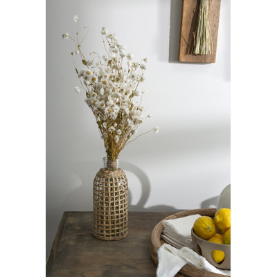 Vase de table en verre fait à la main Lona