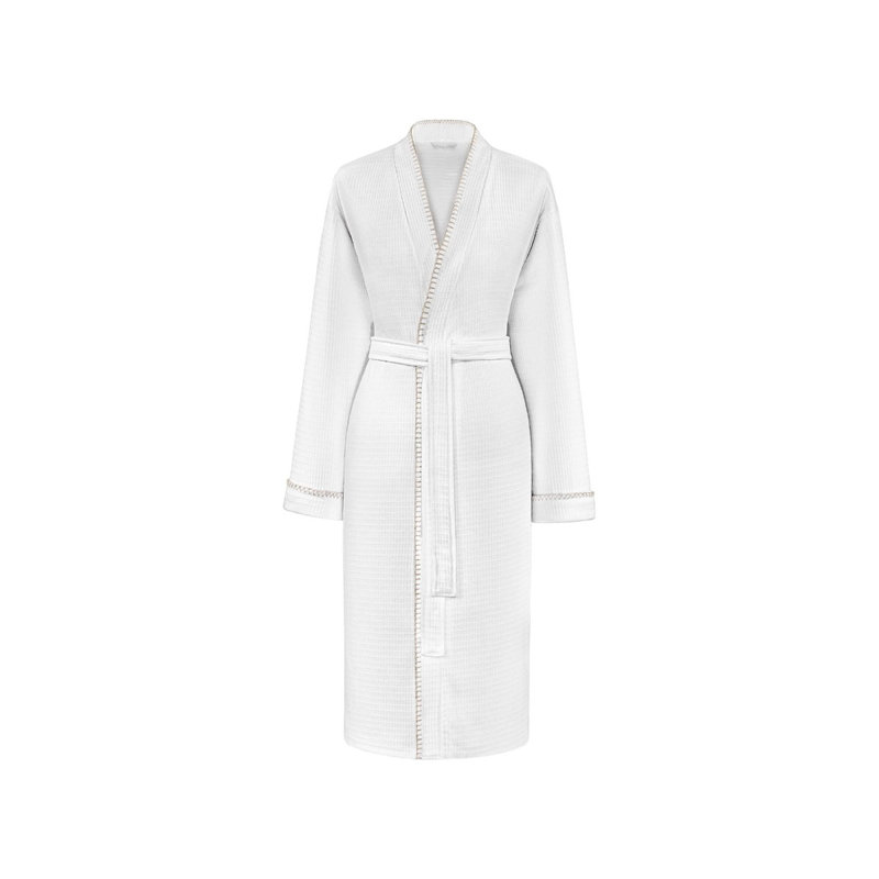 Susan 100% Cotton Waffle Girl / Woman+ Ankle Bathrobe, XS