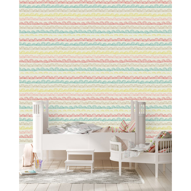 Multicoloured Wallpaper For Kids