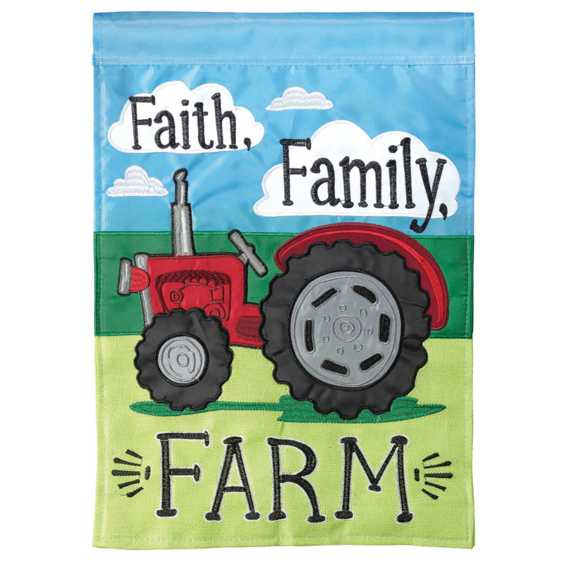 Gardener Double Sided Polyester Garden Flag, 18" H x 13" W