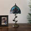 Ampoule DEL en verre coloré Tiffany incluse: l 8 po x P 8 po x H 16 po-1122086630