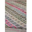 Tapis unique beige, rose, ivoire et bleu de 6 pi 1 po x 8 pi 6 po Jijim