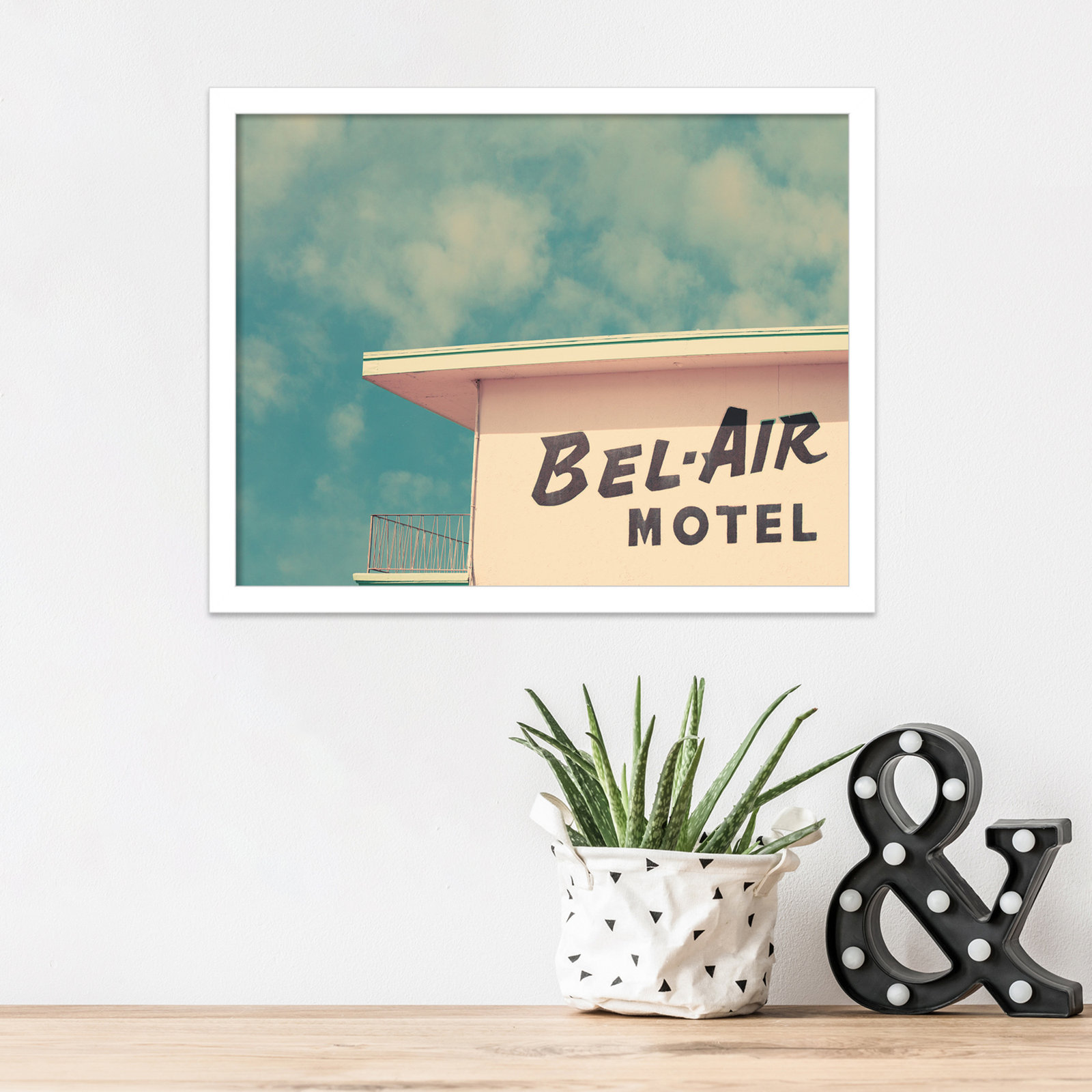 BelAir Photo Print by Robert Cadloff, White, 15.25" H x 19.25" W x 0.88" D