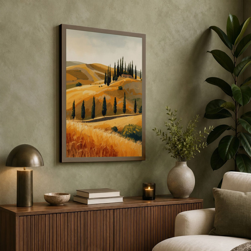 Print, 30x20 - 76.2 x 50.8 cm, Ochre Border