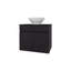 Meuble-lavabo avec 2 portes Wengue-296726837