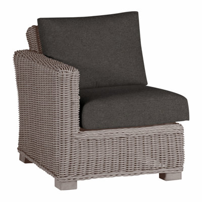 Rustic Woven Sectional Left