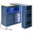 Marlowe Modern Navy Kitchen Island With Extended Table, Led Lights, And Storage Compartment Rolling Tabletop, Lighting & Functional Compartment, Blue