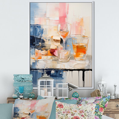 Art alimentaire sur toile, repas et pique-nique