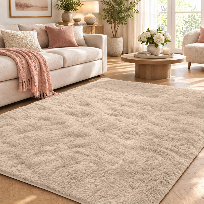 Alberic Rectangle Shag Washable, Rectangle 50 x 80 cm