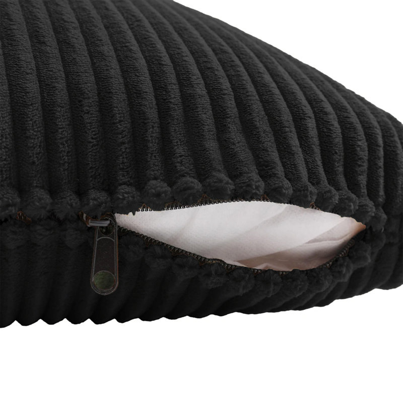 Canapé convertible Adame Boneless, Noir