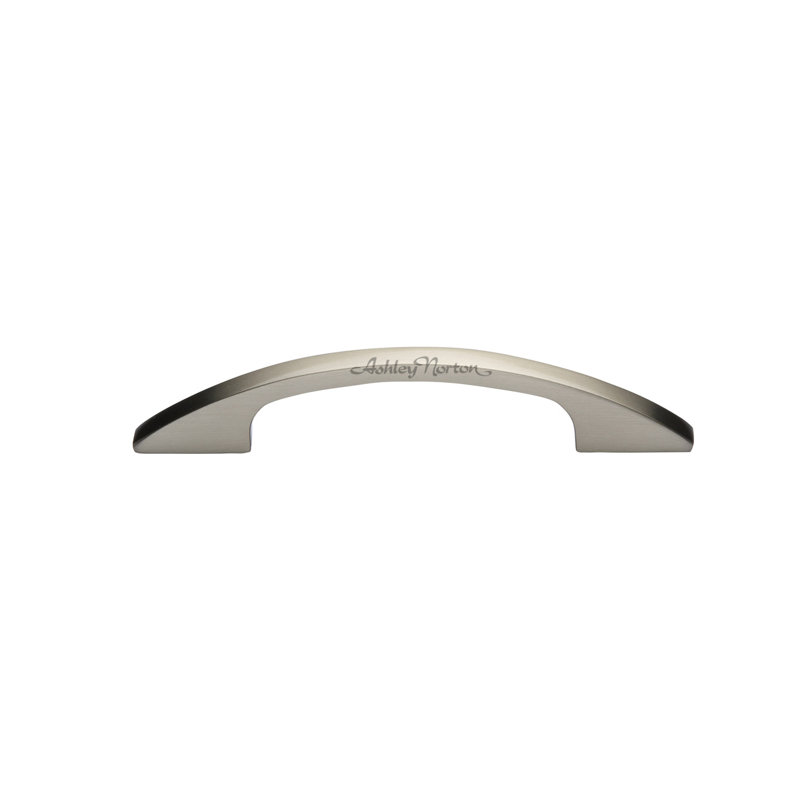 Brushed Nickel Solid Brass 6" Cabinet Arch Pull