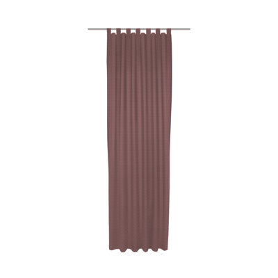 Uni Collection Light 100% Cotton Opaque Tab Top Single Curtain Panel