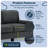 Serta Palisades 61-Inch Track Arm Loveseat with Easy-Care Fabric and Pillow Back-25783332