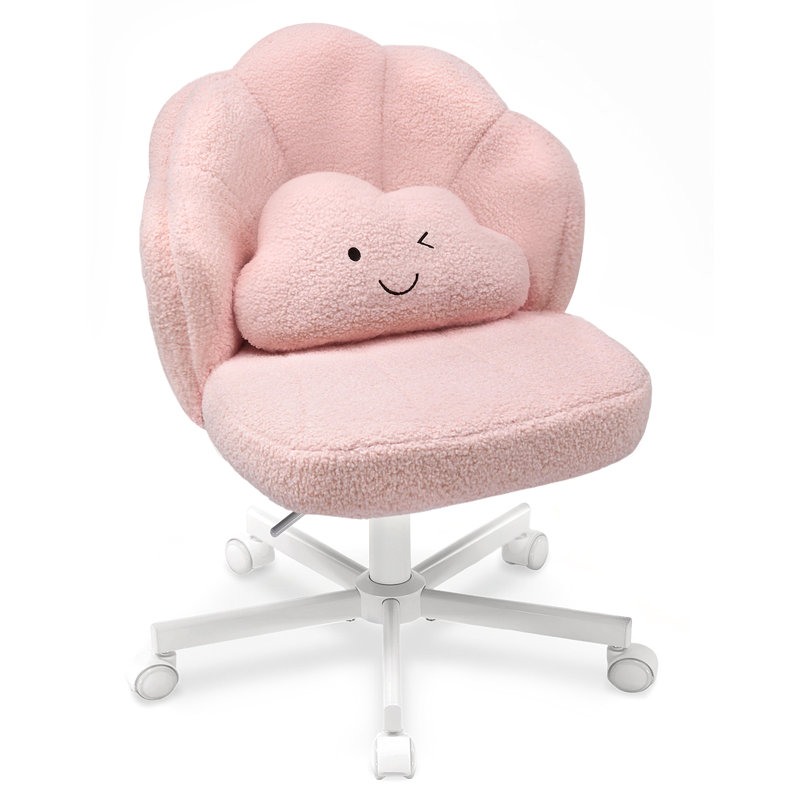 Office Chair, Pink Teddy