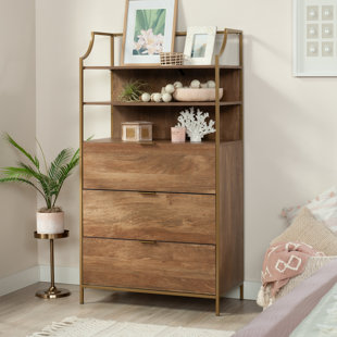 Commode de chambre à coucher avec tablettes International Lux