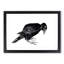 Crow by Katsushika Hokusai - Framed Print-55490331-55490333