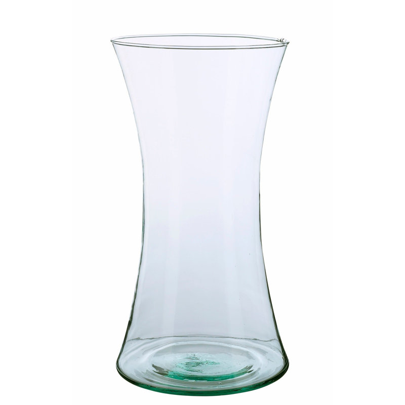 Vase de table en verre sahid, Transparent, H 13,7 po x l 7 po x P 7 po