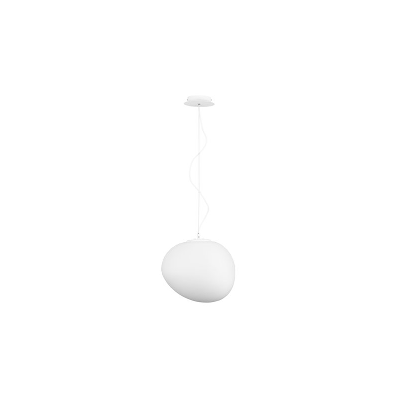 Ciottoli 1 - Light White Single Pendant