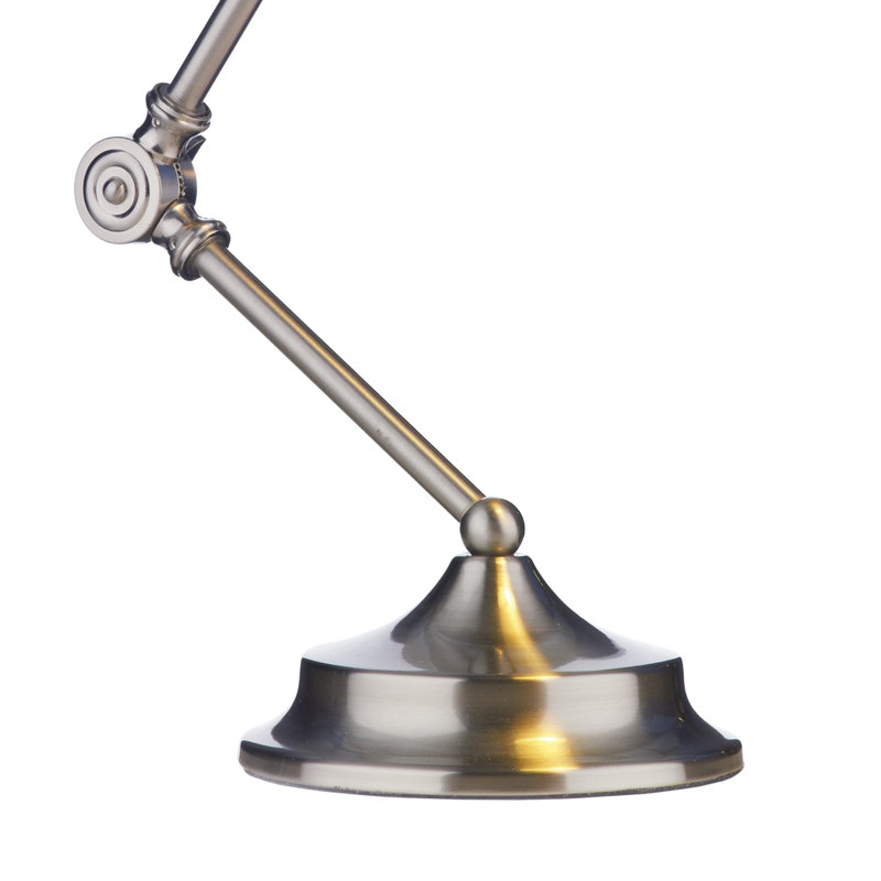 Lizbeth Metal Desk Lamp, Satin Chrome