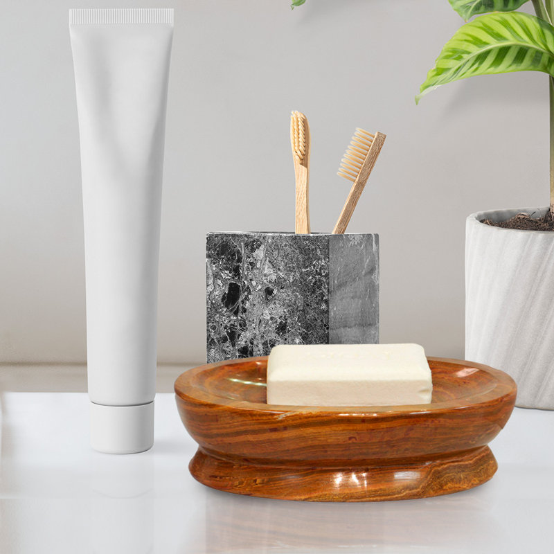 Porte-savon en marbre poli Atkinson