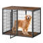 Meuble cage pour chien de 47 po avec 3 portes, pour grands et moyens chiens.-575563472