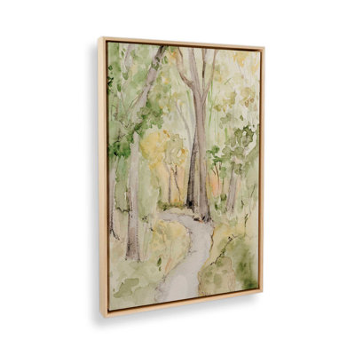 Sunlit Country Path II by Victoria Barnes Art Print
