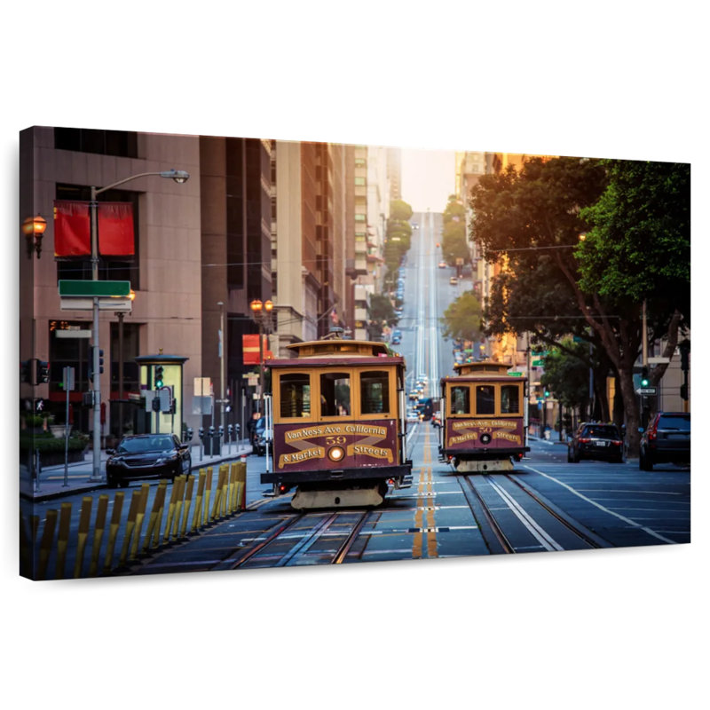Mehar Traditional Cable Cars, 8" H x 12" W
