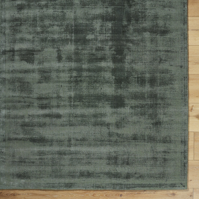 Tapis en viscose tissé à la main Fennel, Rectangle 9 pi x 12 pi