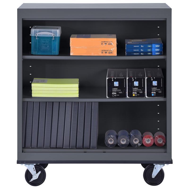 Steel Single Storage Cabinet ( 42'' H x 36'' W x 18'' D), Charcoal