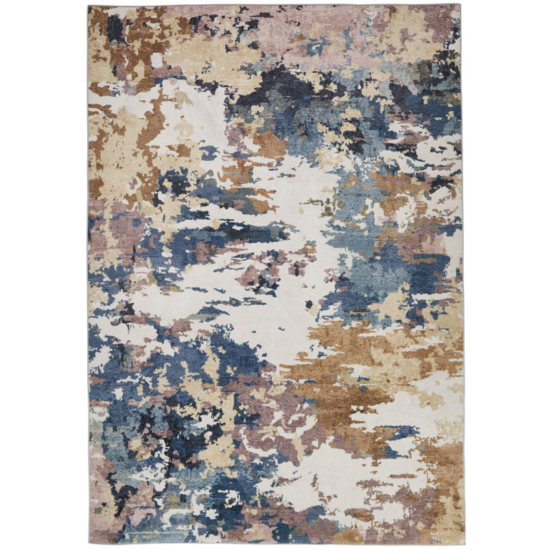 Keira Abstract Machine Printed Area Rug, Rectangle 160 x 230 cm