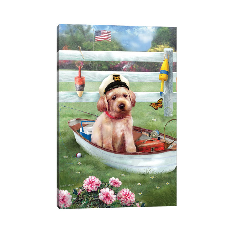 Captain Of The Ship by Giordano Studios - Wrapped Canvas Gallery-Wrapped Canvas Giclée, 30.48 cm H x 45.72 cm W