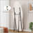 Full Length Mirror With Flannel Wrapped Wooden Frame, Irregular Wavy Design For Modern And Elegant Home Decor-738427416