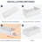 Drawer Organizer For Clothes - Underwear, Socks, Bras, Ties, And Belts Storage Box With Open Design, Side Insert Cardboard, Set Of 6 For Dresser And Wardrobe Organization-1759784909