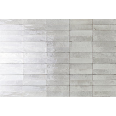 Uptown Brick 2.5" x 10" Glossy Porcelain Subway Wall & Floor Tile 